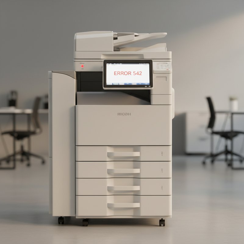 Lỗi 542 Máy Photocopy Ricoh Là Gì