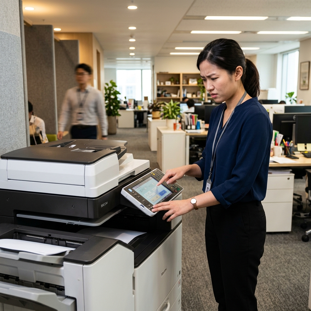 Màn Hình Máy Photocopy Bị Treo Nguyên Nhân Và Cách Khắc Phục