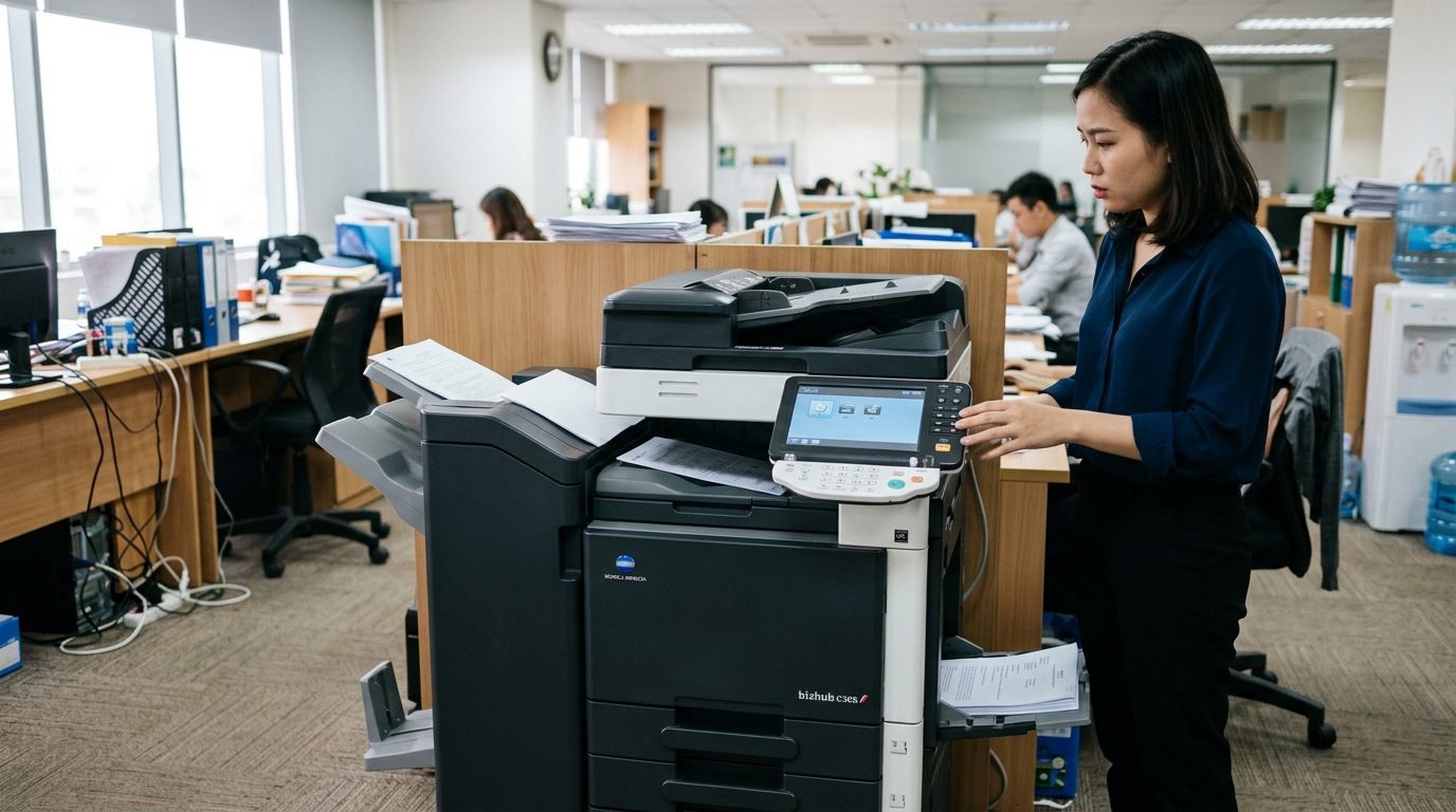 Máy Photocopy Ricoh 2075 Bị Đơ Nguyên Nhân Và Cách Khắc Phục