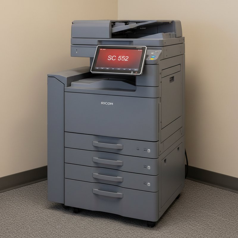 Nguyên Nhân Gây Ra Lỗi SC 552 Máy Ricoh