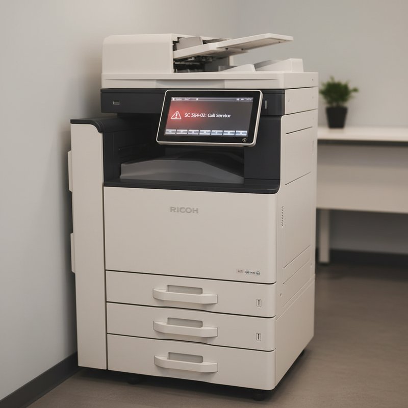 Nguyên Nhân Gây Ra Lỗi SC 554 02 Máy Ricoh