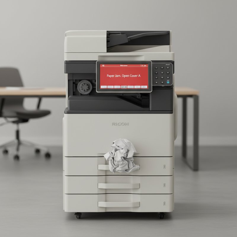 Nguyên Nhân Kẹt Giấy Máy Ricoh