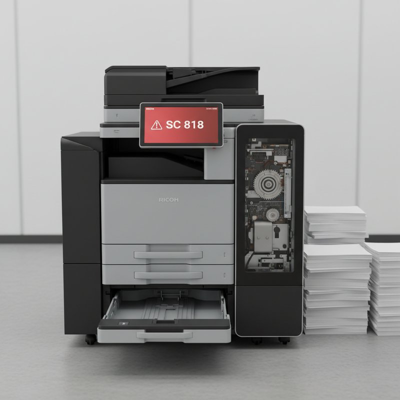 Nhận Biết Lỗi SC 818 Trên Máy Ricoh Nhận Biết Lỗi SC 818 Trên Máy Ricoh